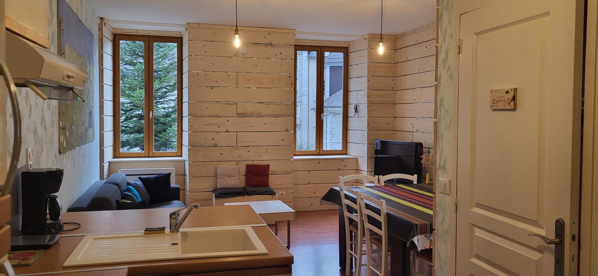 Appartement Familial T3 Avec Sauna 8 Personnes Eaux-Bonnes Luaran gambar