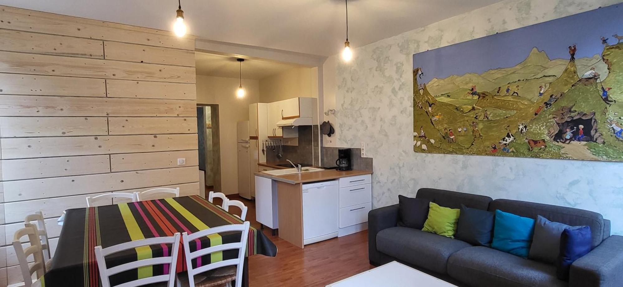 Appartement Familial T3 Avec Sauna 8 Personnes Eaux-Bonnes Luaran gambar
