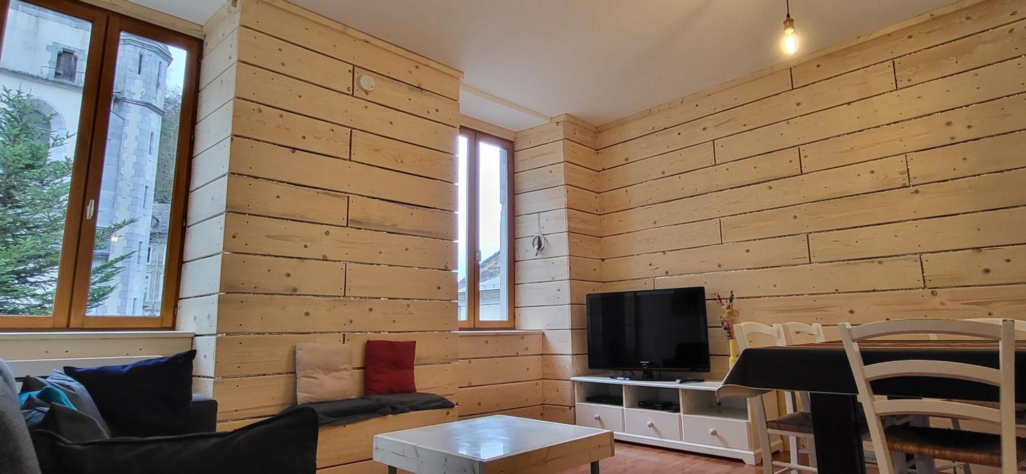 Appartement Familial T3 Avec Sauna 8 Personnes Eaux-Bonnes Luaran gambar